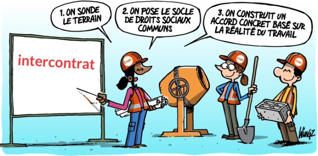 Délégué Syndical CFDT travaillant sur l'intercontrat